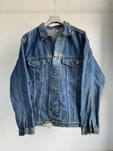 Giacca jeans thrashed - di,
