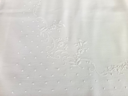 Raffinato lenzuolo bianco