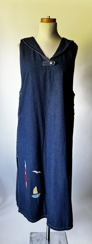 Abito midi maglione denim