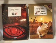 1984 + La Fattoria Degli Animali 2 Libri George Orwell Libro Nuovi Come Foto