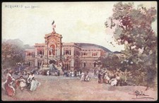 cartolina MILANO esposizione 1906 acquario