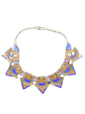 Collana argento tibetano - tibetano, e