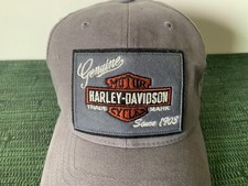 Cappello Harley Davidson Dal 1903 Originale Qualità Patch Grigio/Garage/Snap Back