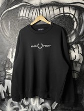 Felpa Fred Perry nera con logo