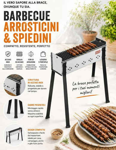 Barbecue per arrosticini - arrosticini, e