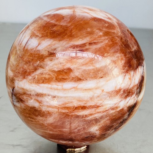 Sfera quarzo fiore colla - quarzo,