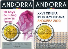 Andorra 2020 coppia 2 monete - 2020,