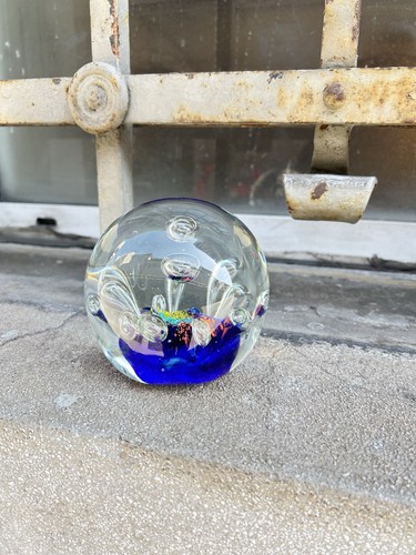 Murano glass ball - glass,