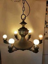 Lampadario Art Deco 6 bracci