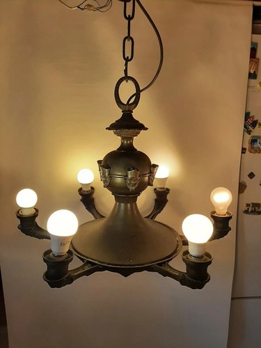 Lampadario art deco bracci - deco, 6