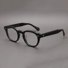 Montatura occhiali da vista grandi vintage neri Johnny Depp acetato Lemtosh 49 mm