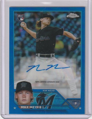 Max meyer 2023 topps chrome - meyer,