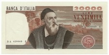 20000 LIRE BANCA D'ITALIA TIZIANO 21/02/1975 qFDS