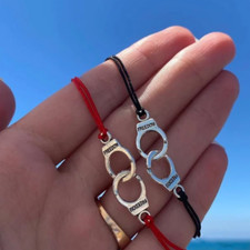 Bracciale con ciondolo Manette