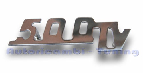 Scritta 500tv giannini - 500tv,