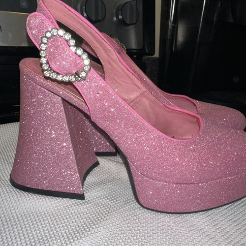 Tacchi platform glitter rosa - tacchi,