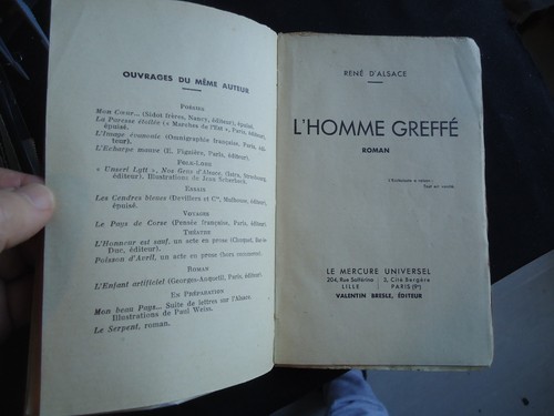 Homme greffé rené - l'homme,