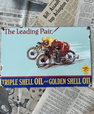 INSEGNA SMALTATA PORCELLANA