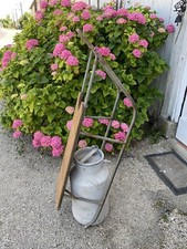 Slitta IN Metallo Decorazione Vecchio Anno 50-60