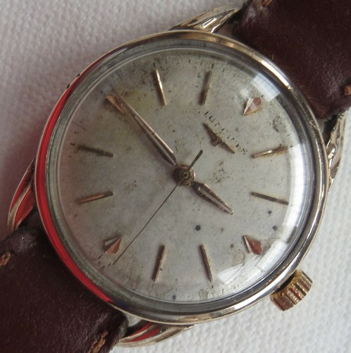 Longines mens wristwatch gold