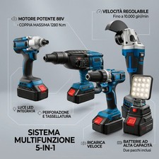 Avvitatore Trapano 5 in 1 a