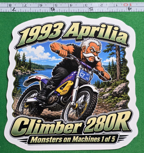 Adesivo aprilia climber - adesivo,