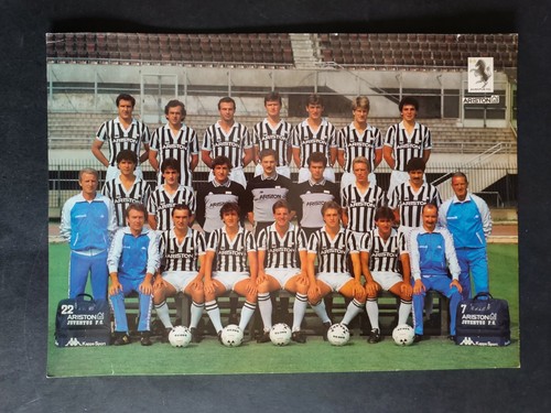 Cartolina squadra juventus - cartolina,