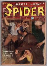 The Spider ottobre 1935 John Newton Howitt Cvr, Ed Race - Pulp