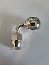 RACCORDO TUBO FRENO MOTO CON OCCHIELLO 90° D. 10 ACCIAIO RECUPERABILE ALLEGRI