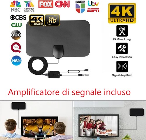 Antenna interna tv 4k - hd,