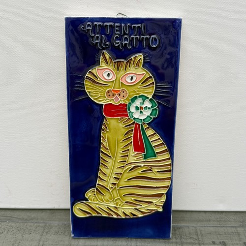 Piastrella gatto tabby