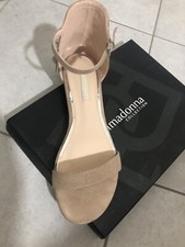 Sandali Donna Bassi Con Frangia In Camoscio Colore Beige