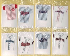  Mini maglia da baseball in feltro. Canadese. Oddball. * Scegli la tua squadra preferita *