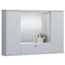 Specchiera bagno contenitore a