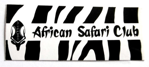 Adesivo pubblicitario african - adesivo,