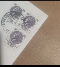 Lettera affrancatura - affrancatura, 3x