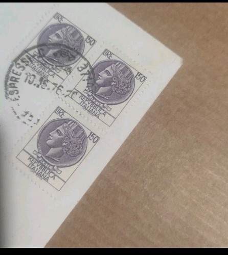 Lettera affrancatura - affrancatura, 3x
