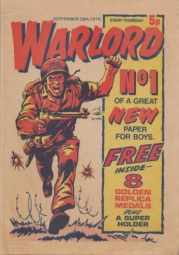 Complete warlord comic book - uk,