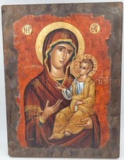 Icona greca madre - greca, di