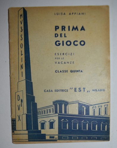 Fascismo fig 1931 prima - fig.,