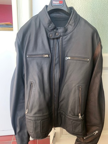 Giacca pelle biker - giacca,
