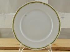 ANTICO RARO PIATTO PORCELLANA GINORI FINE 800 PROFILO VERDE #1734