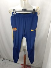 Articolo e2207 pantalone tuta Nike calcio Barcellona blu, taglia S, vita 38/46cm