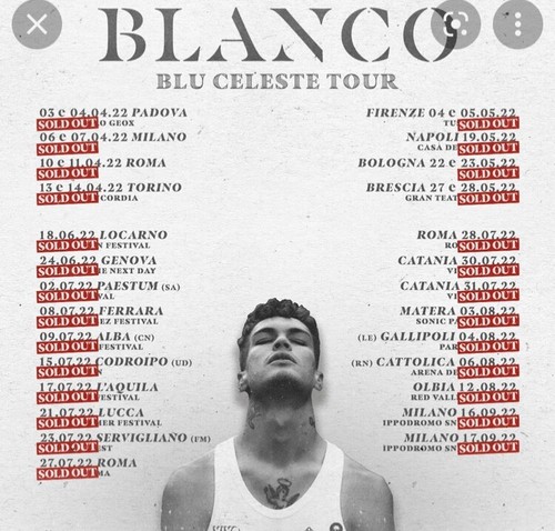 Biglietti concerto blanco - biglietti,