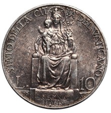 1937 Vatican City 10 Lire