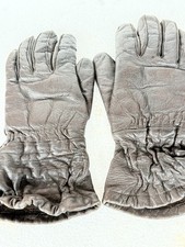 Guanti Da Motociclista Di Colore Marrone Lunghi Fino A Metà Braccio di epoca