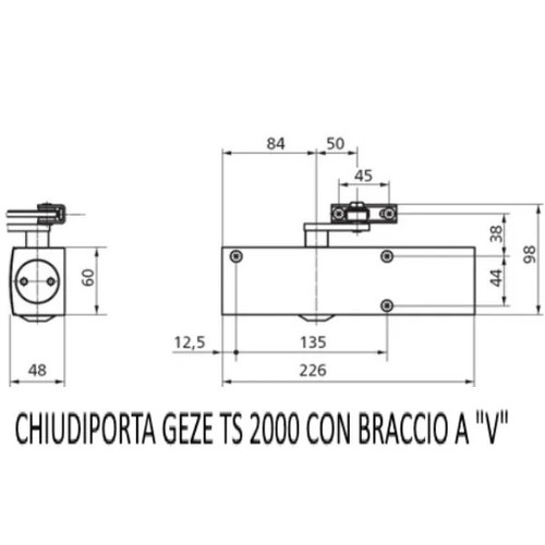 Chiudiporta geze 2000nv - chiudiporta, ts