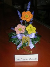 Composizione fiori realizzati