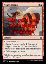 MTG AGATE ASSAULT FOIL EXC - ASSALTO D’AGATA 122 - BLB - MAGIC