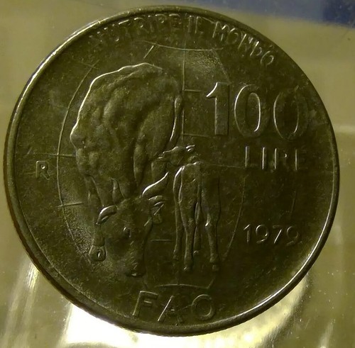 Monete 100 lire fao rara - monete, da